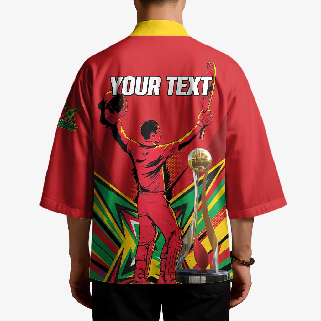 Personalized Amazon Warriors Champion Guyana Cricket Kimono - Wonder Print Shop