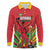 Personalized Amazon Warriors Champion Guyana Cricket Long Sleeve Polo Shirt - Wonder Print Shop