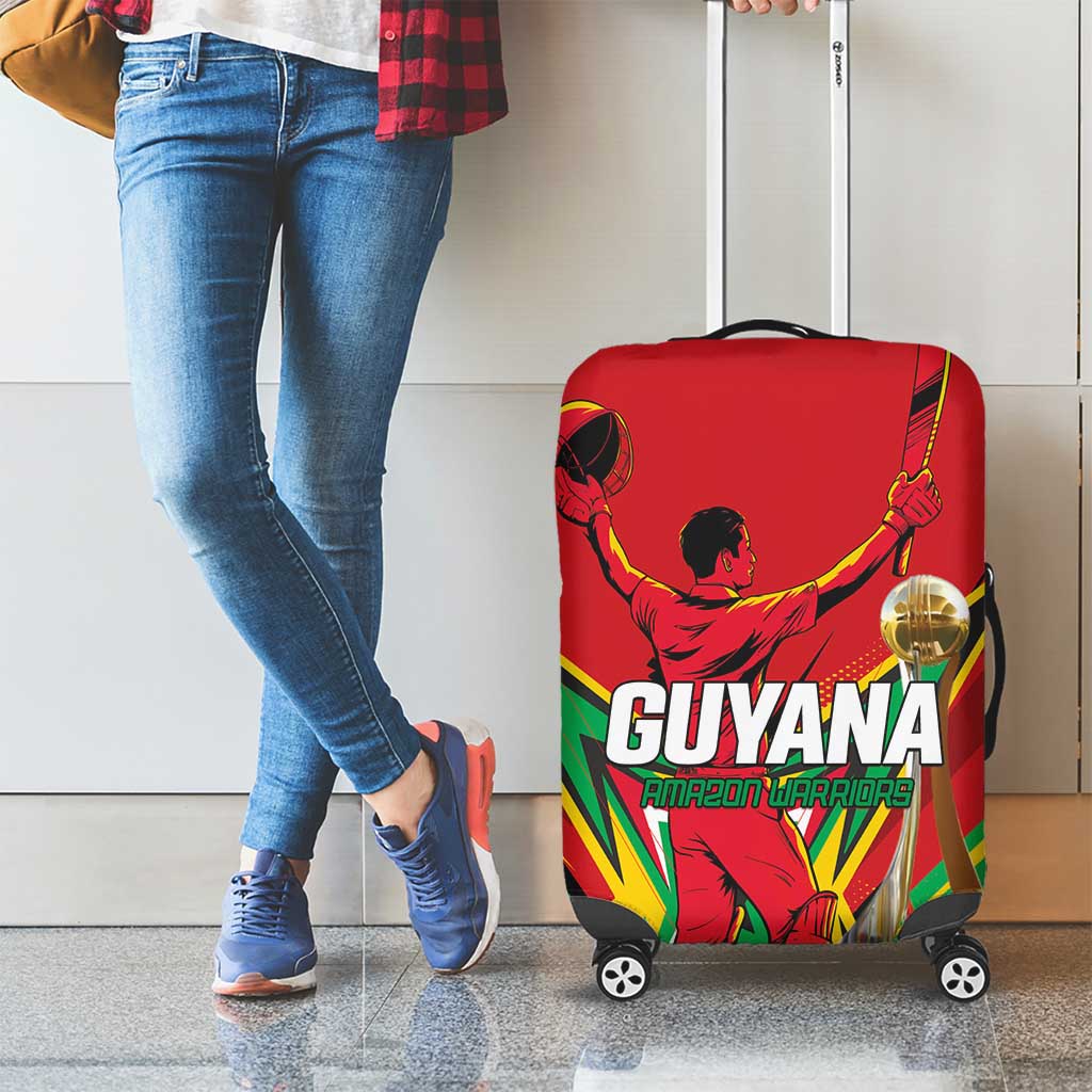 Amazon Warriors Champion Guyana Cricket Luggage Cover - Wonder Print Shop