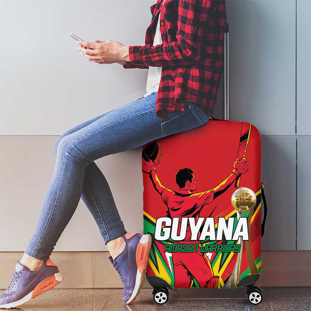 Amazon Warriors Champion Guyana Cricket Luggage Cover - Wonder Print Shop
