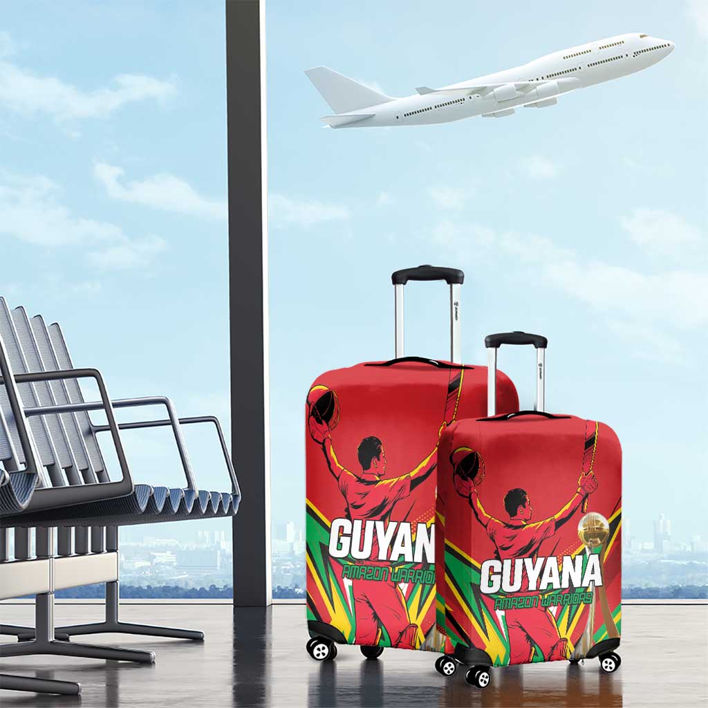 Amazon Warriors Champion Guyana Cricket Luggage Cover - Wonder Print Shop
