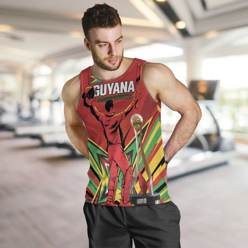 Personalized Amazon Warriors Champion Guyana Cricket Men Tank Top - Wonder Print Shop