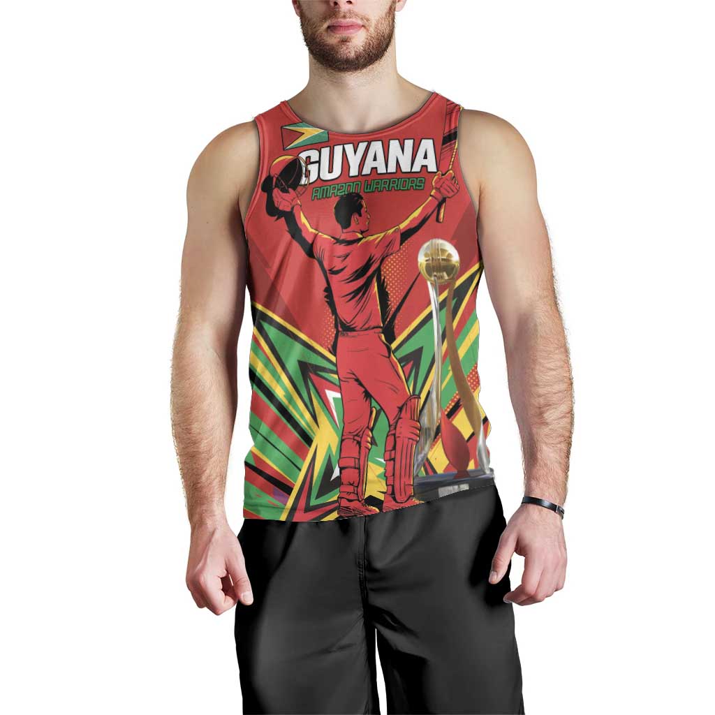 Personalized Amazon Warriors Champion Guyana Cricket Men Tank Top - Wonder Print Shop