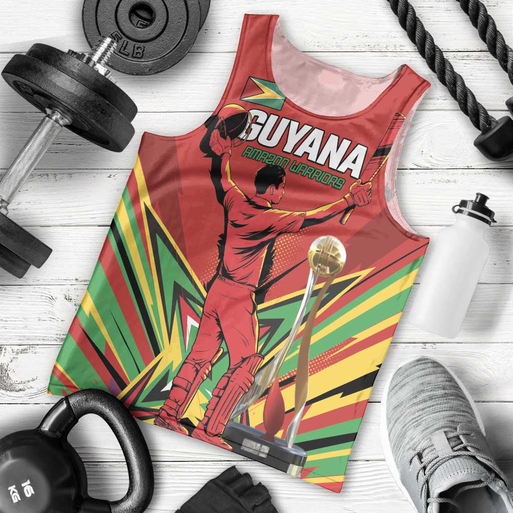 Personalized Amazon Warriors Champion Guyana Cricket Men Tank Top - Wonder Print Shop