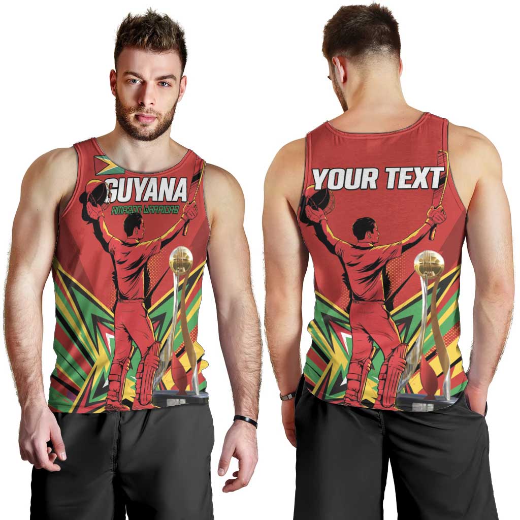 Personalized Amazon Warriors Champion Guyana Cricket Men Tank Top - Wonder Print Shop