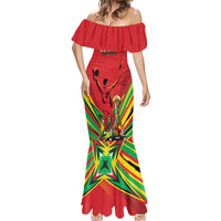 Personalized Amazon Warriors Champion Guyana Cricket Mermaid Dress - Wonder Print Shop