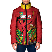 Personalized Amazon Warriors Champion Guyana Cricket Padded Jacket - Wonder Print Shop