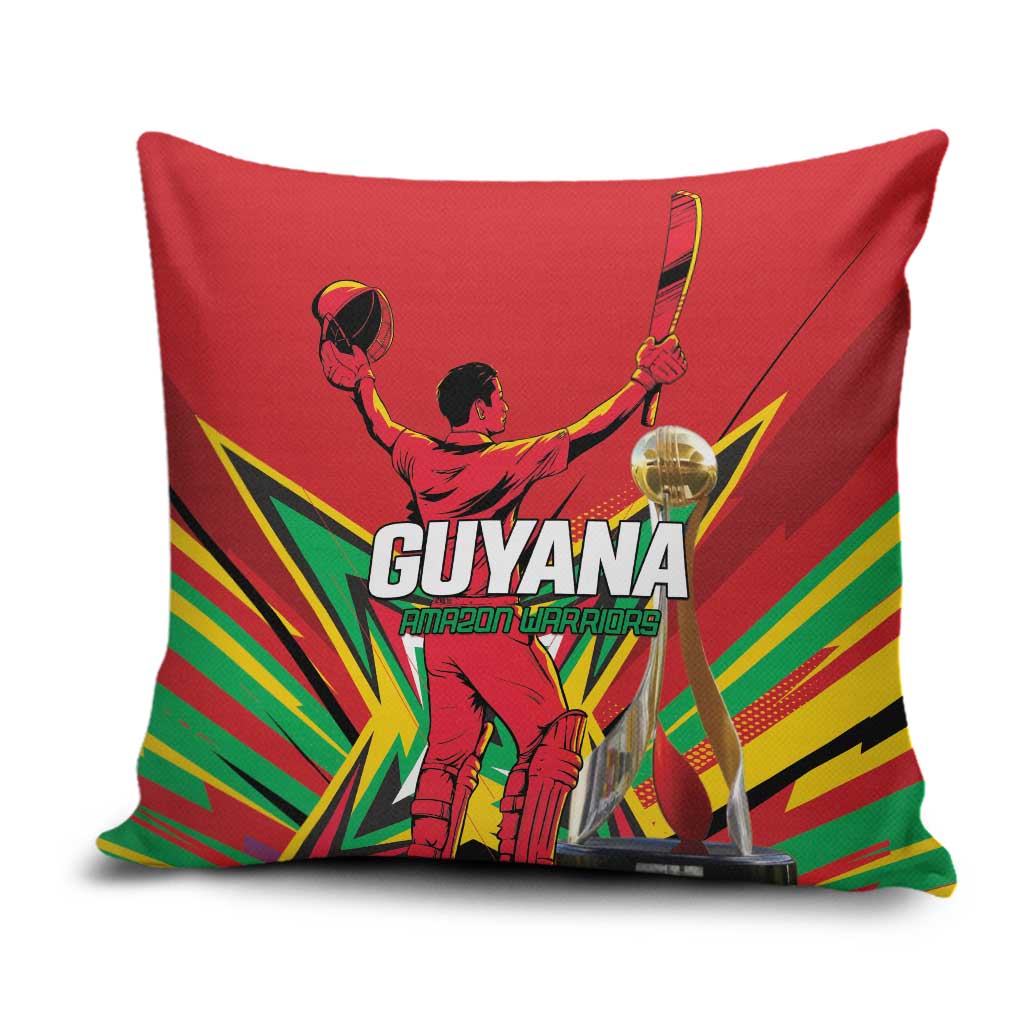 Amazon Warriors Champion Guyana Cricket Pillow Cover - Wonder Print Shop