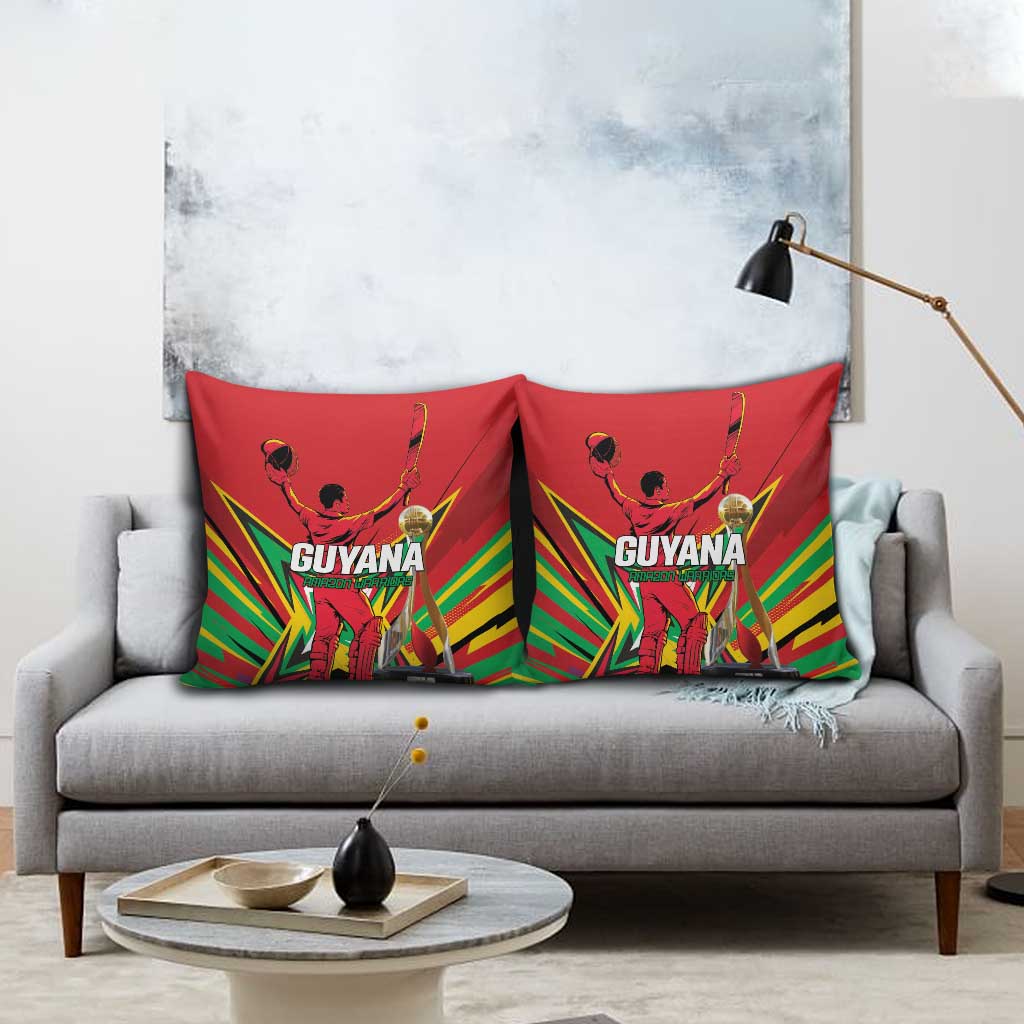 Amazon Warriors Champion Guyana Cricket Pillow Cover - Wonder Print Shop