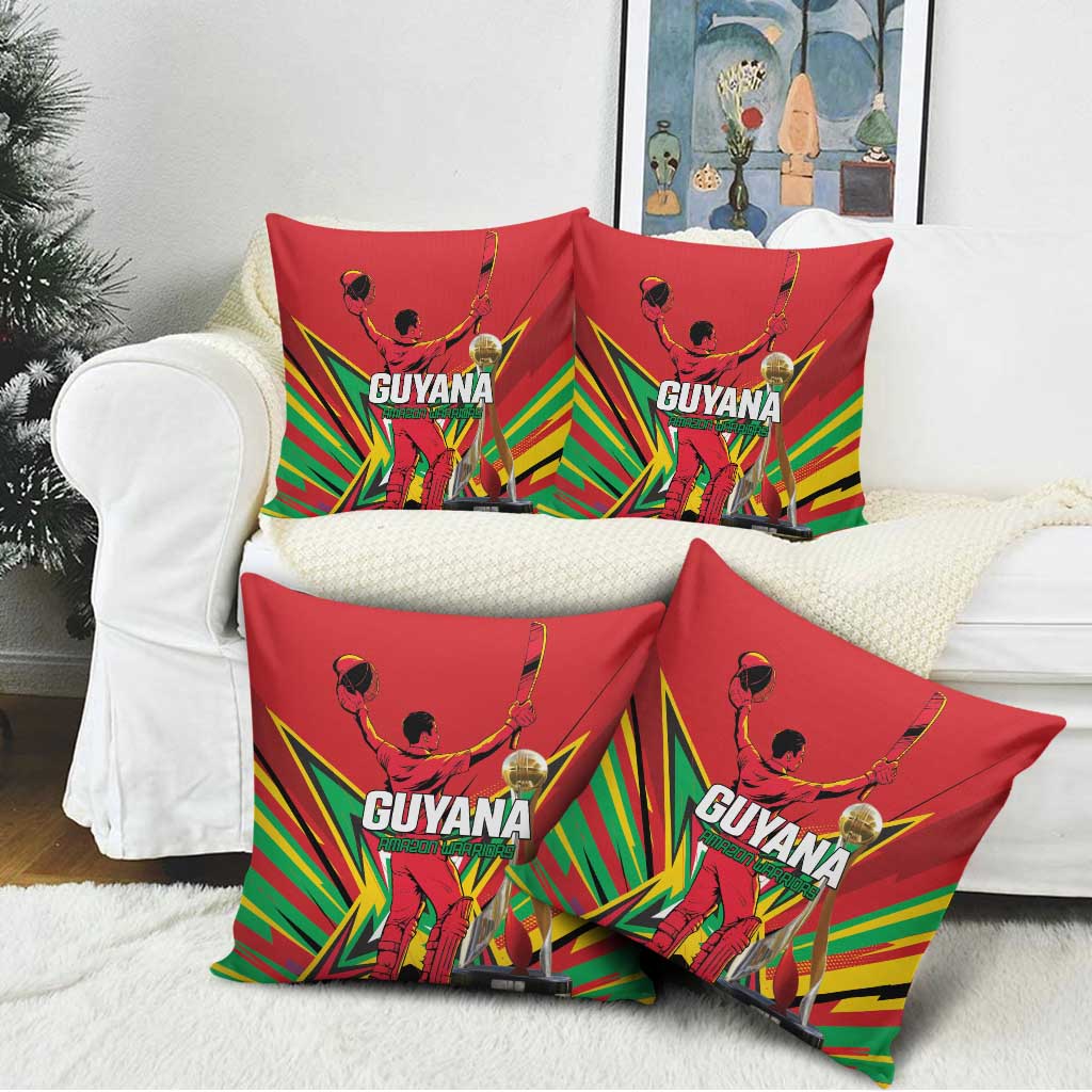Amazon Warriors Champion Guyana Cricket Pillow Cover - Wonder Print Shop