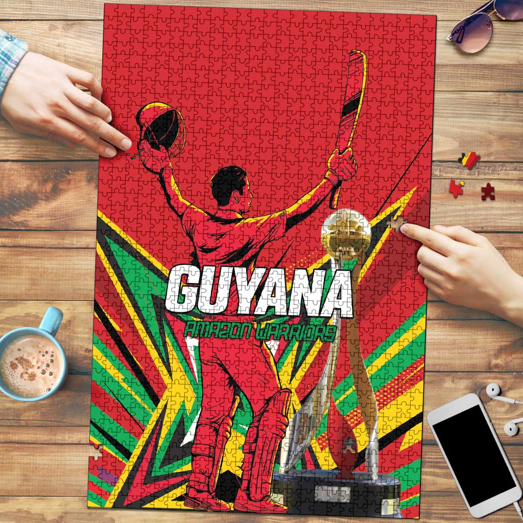 Amazon Warriors Champion Guyana Cricket Puzzle - Wonder Print Shop