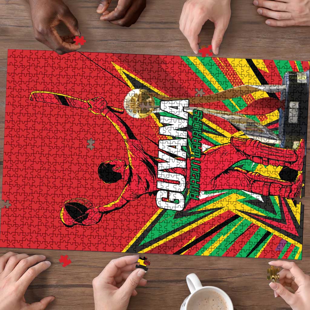 Amazon Warriors Champion Guyana Cricket Puzzle - Wonder Print Shop