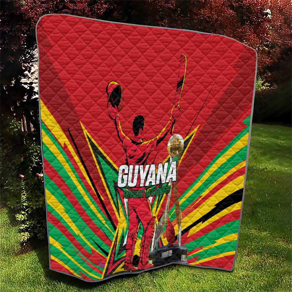 Amazon Warriors Champion Guyana Cricket Quilt - Wonder Print Shop