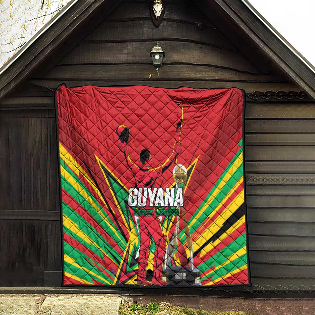Amazon Warriors Champion Guyana Cricket Quilt - Wonder Print Shop