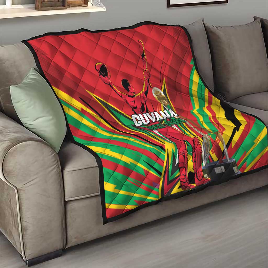 Amazon Warriors Champion Guyana Cricket Quilt - Wonder Print Shop