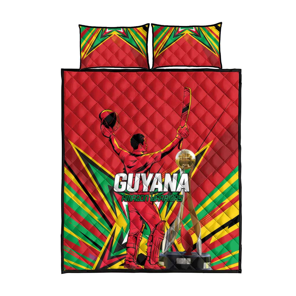 Amazon Warriors Champion Guyana Cricket Quilt Bed Set - Wonder Print Shop