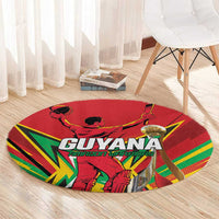 Amazon Warriors Champion Guyana Cricket Round Carpet - Wonder Print Shop