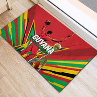 Amazon Warriors Champion Guyana Cricket Rubber Doormat - Wonder Print Shop
