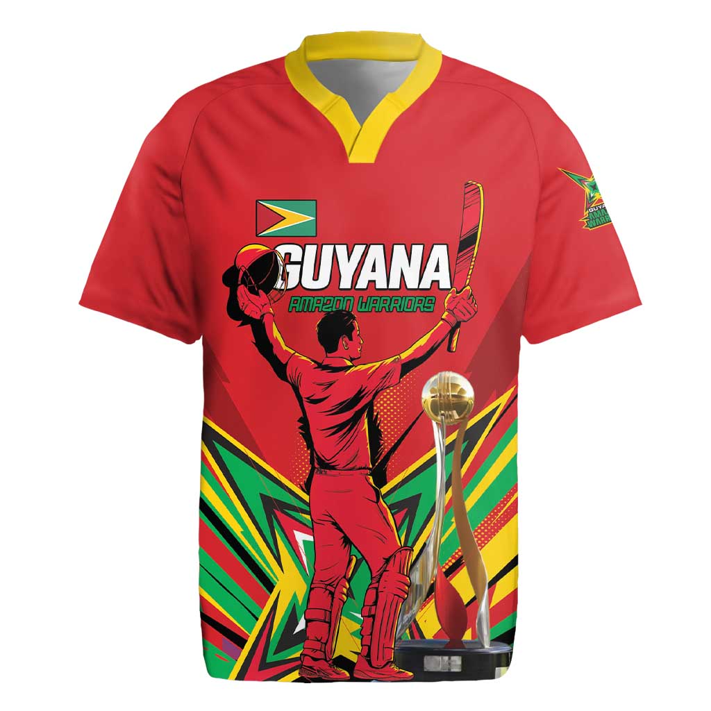 Personalized Amazon Warriors Champion Guyana Cricket Rugby Jersey - Wonder Print Shop