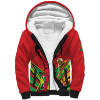 Personalized Amazon Warriors Champion Guyana Cricket Sherpa Hoodie - Wonder Print Shop