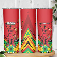 Personalized Amazon Warriors Champion Guyana Cricket Skinny Tumbler - Wonder Print Shop