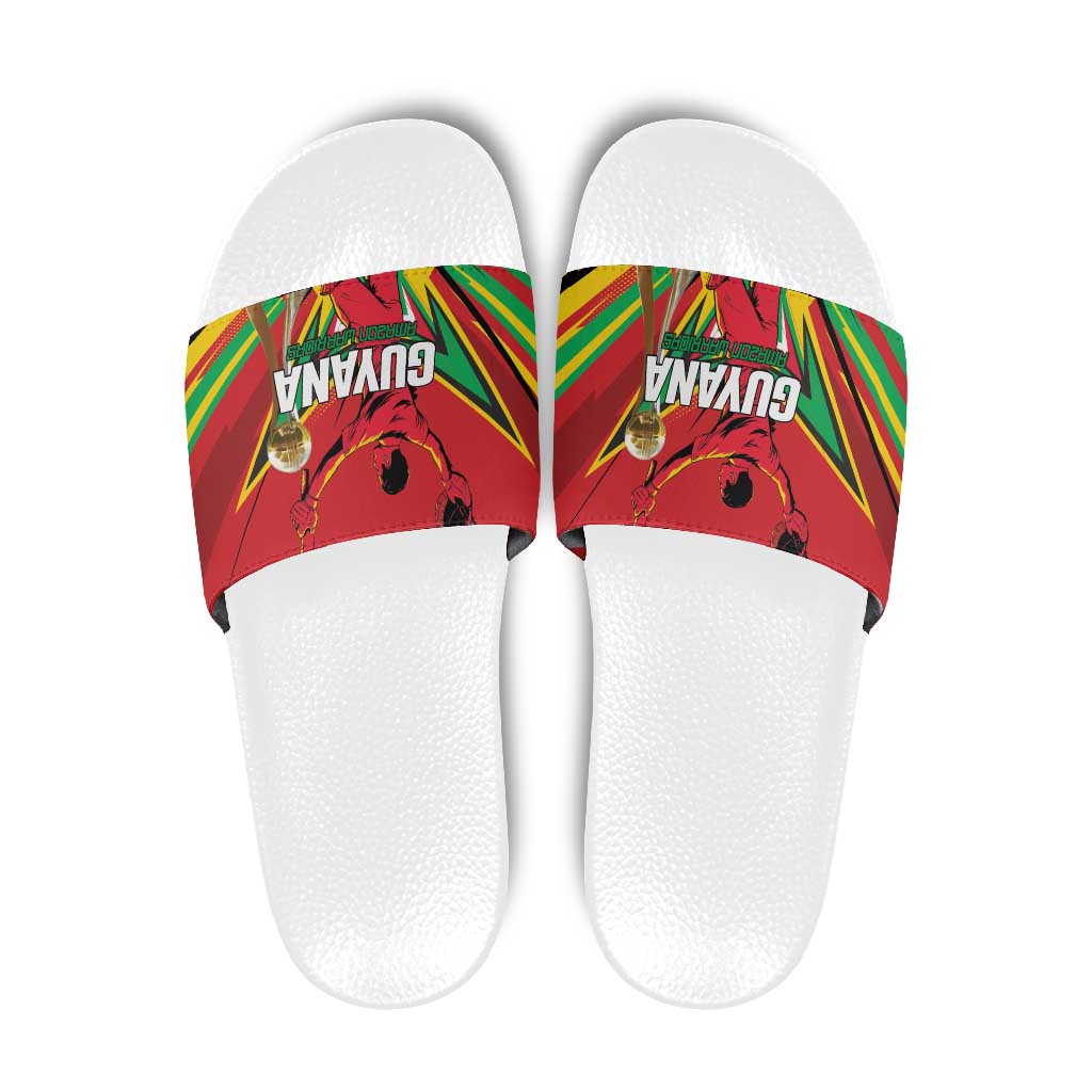 Amazon Warriors Champion Guyana Cricket Slide Sandals - Wonder Print Shop