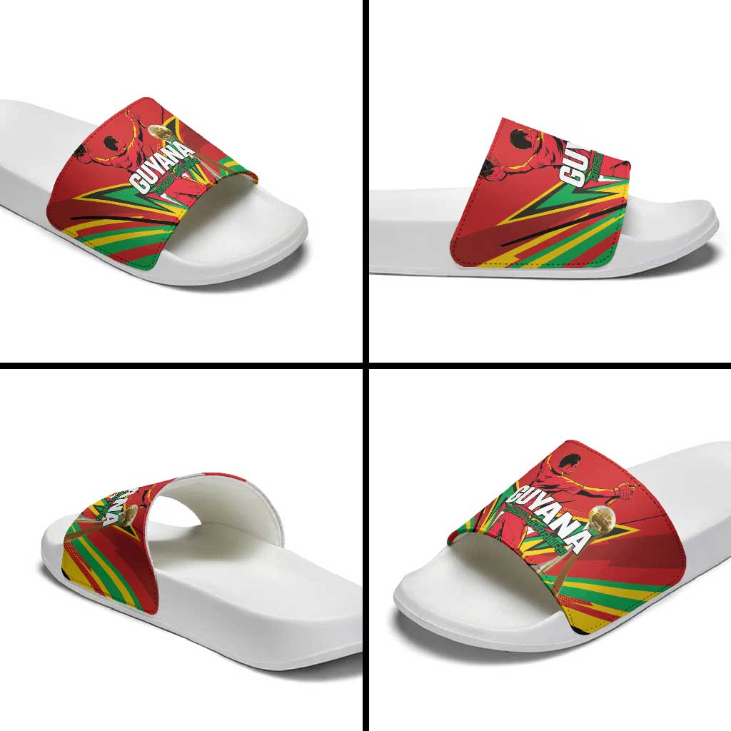 Amazon Warriors Champion Guyana Cricket Slide Sandals - Wonder Print Shop