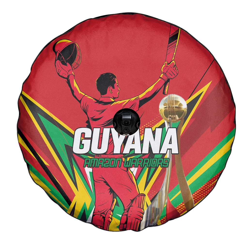 Amazon Warriors Champion Guyana Cricket Spare Tire Cover - Wonder Print Shop