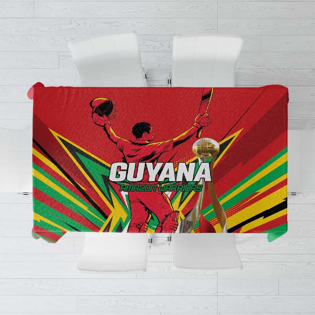 Amazon Warriors Champion Guyana Cricket Tablecloth - Wonder Print Shop