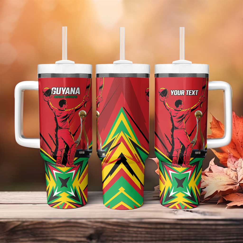 Personalized Amazon Warriors Champion Guyana Cricket Tumbler With Handle - Wonder Print Shop