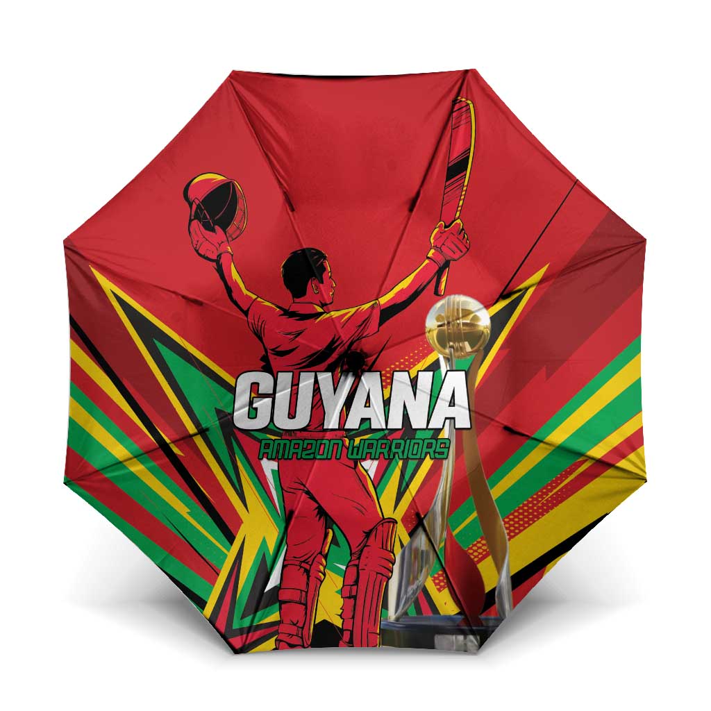 Amazon Warriors Champion Guyana Cricket Umbrella - Wonder Print Shop