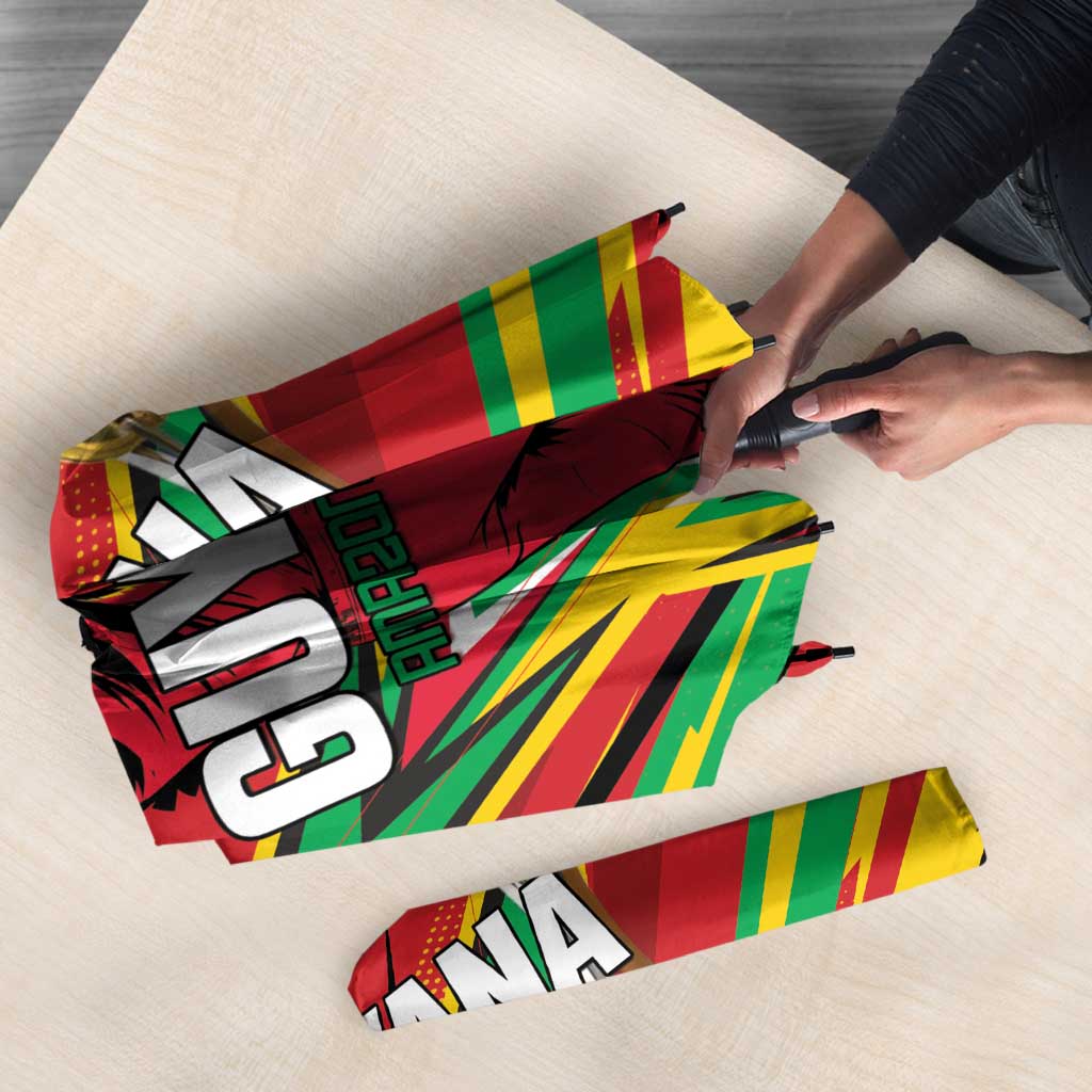 Amazon Warriors Champion Guyana Cricket Umbrella - Wonder Print Shop