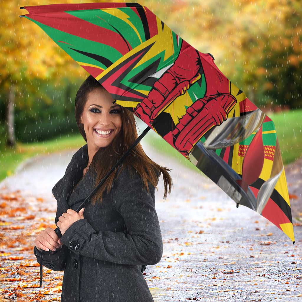 Amazon Warriors Champion Guyana Cricket Umbrella - Wonder Print Shop