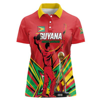 Personalized Amazon Warriors Champion Guyana Cricket Women Polo Shirt - Wonder Print Shop