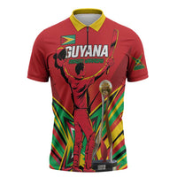 Personalized Amazon Warriors Champion Guyana Cricket Zipper Polo Shirt - Wonder Print Shop