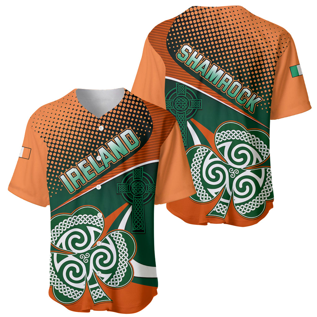 Ireland Rugby Baseball Jersey Irish Shamrock Go 2023 World Cup - Wonder Print Shop