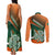 Ireland Rugby Couples Matching Tank Maxi Dress and Long Sleeve Button Shirts Irish Shamrock Go 2023 World Cup - Wonder Print Shop