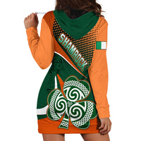 Ireland Rugby Hoodie Dress Irish Shamrock Go 2023 World Cup - Wonder Print Shop