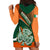 Ireland Rugby Hoodie Dress Irish Shamrock Go 2023 World Cup - Wonder Print Shop