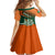 Ireland Rugby Kid Short Sleeve Dress Irish Shamrock Go 2023 World Cup - Wonder Print Shop
