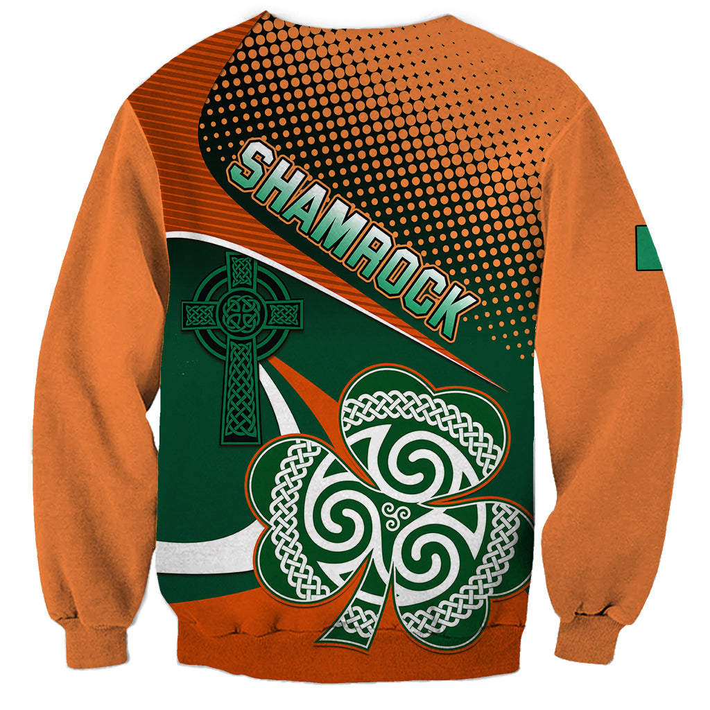 Ireland Rugby Sweatshirt Irish Shamrock Go 2023 World Cup - Wonder Print Shop