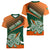 Ireland Rugby Women V Neck T Shirt Irish Shamrock Go 2023 World Cup - Wonder Print Shop