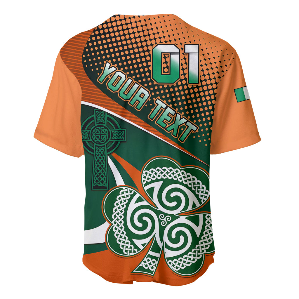 Custom Ireland Rugby Baseball Jersey Irish Shamrock Go 2023 World Cup - Wonder Print Shop
