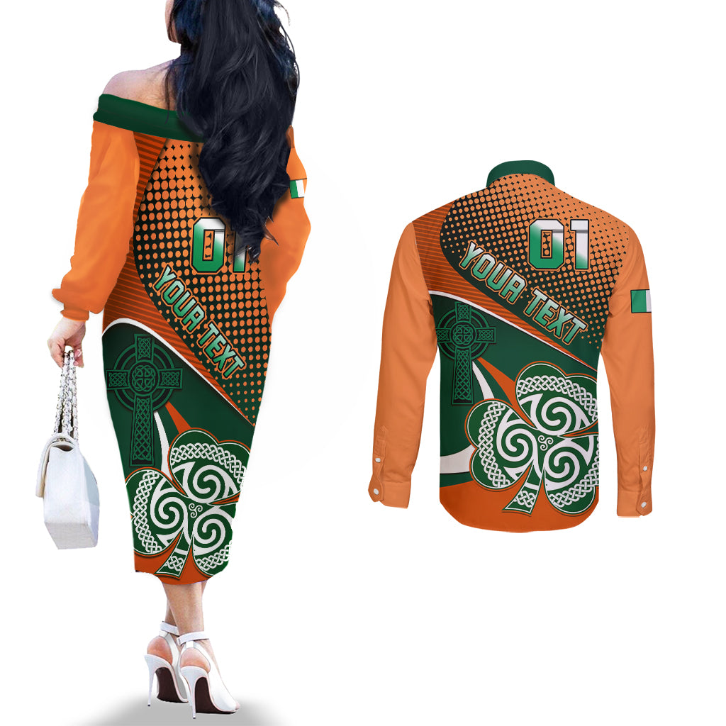 custom-ireland-rugby-couples-matching-off-the-shoulder-long-sleeve-dress-and-long-sleeve-button-shirts-irish-shamrock-go-2023-world-cup