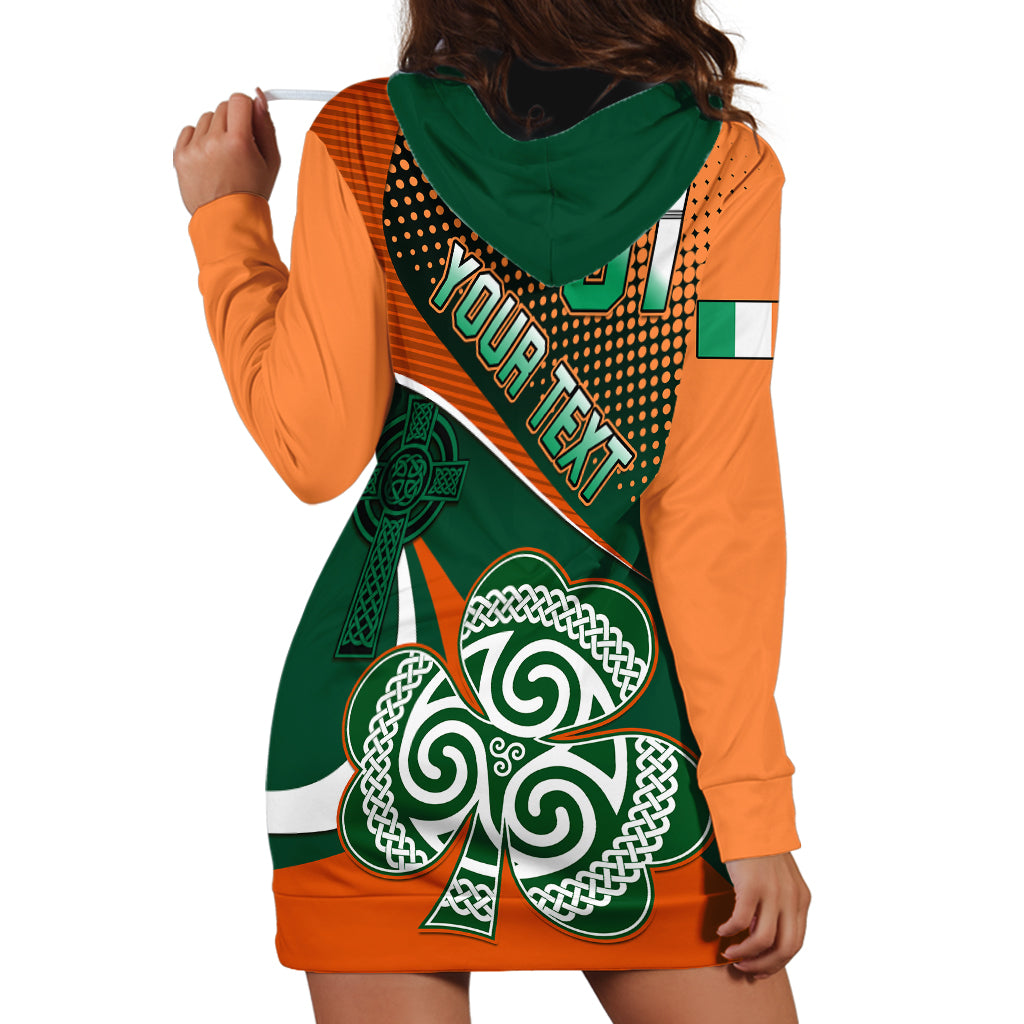 Custom Ireland Rugby Hoodie Dress Irish Shamrock Go 2023 World Cup - Wonder Print Shop