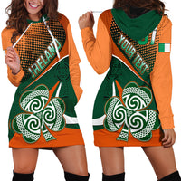 Custom Ireland Rugby Hoodie Dress Irish Shamrock Go 2023 World Cup - Wonder Print Shop