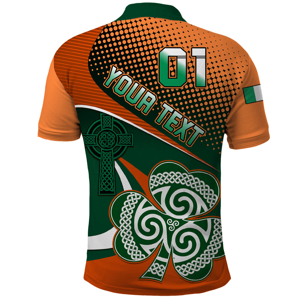 Custom Ireland Rugby Polo Shirt Irish Shamrock Go 2023 World Cup - Wonder Print Shop