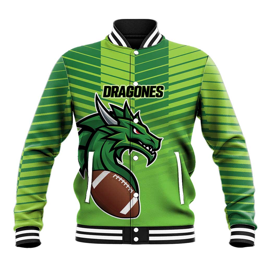 Dragones Guatemala Rugby Custom Baseball Jacket Te esperamos - Wonder Print Shop