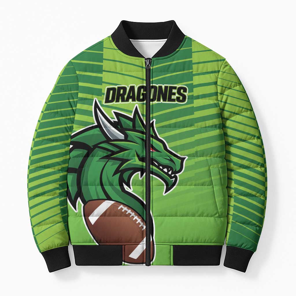 Dragones Guatemala Rugby Custom Bomber Puffer Jacket Te esperamos - Wonder Print Shop