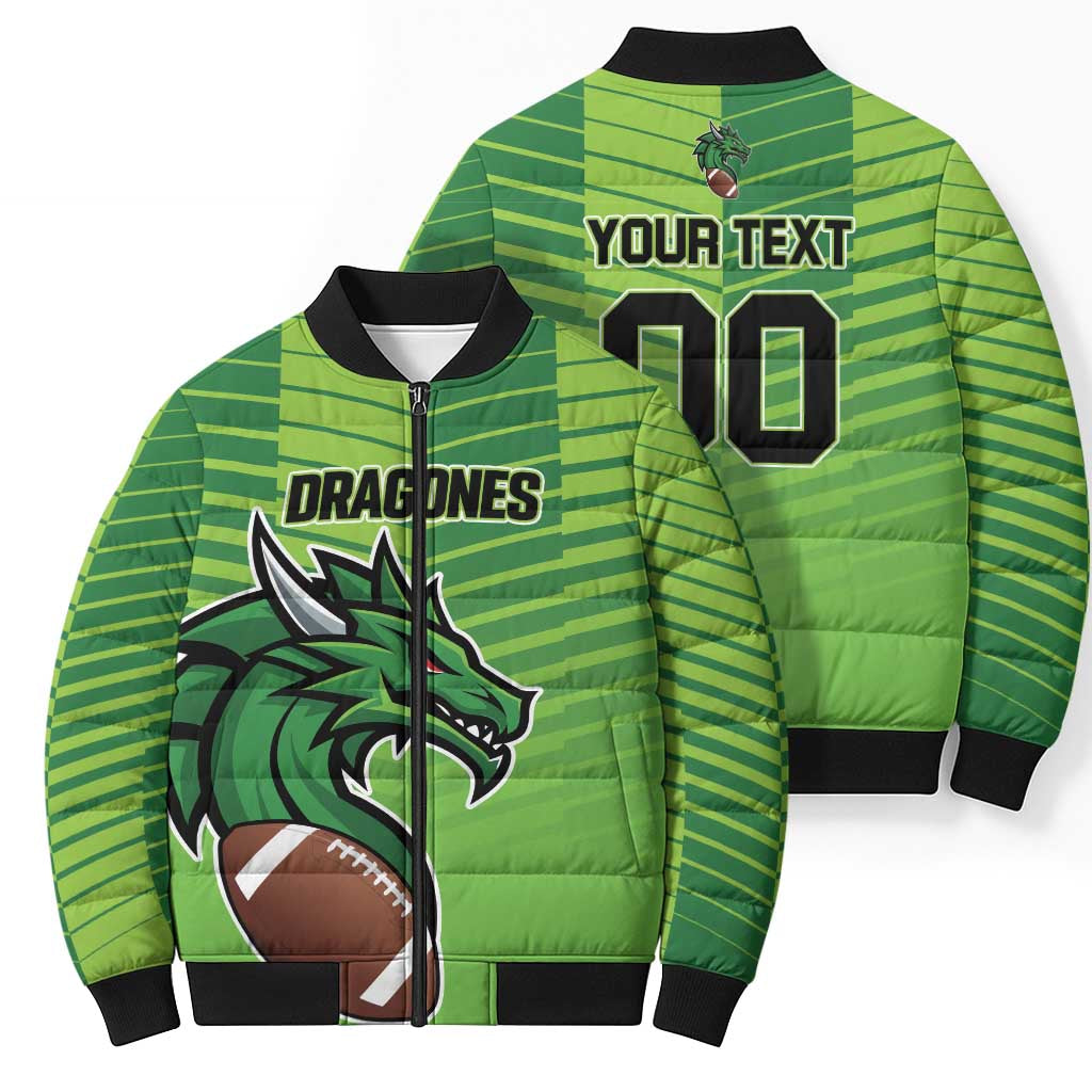 Dragones Guatemala Rugby Custom Bomber Puffer Jacket Te esperamos - Wonder Print Shop